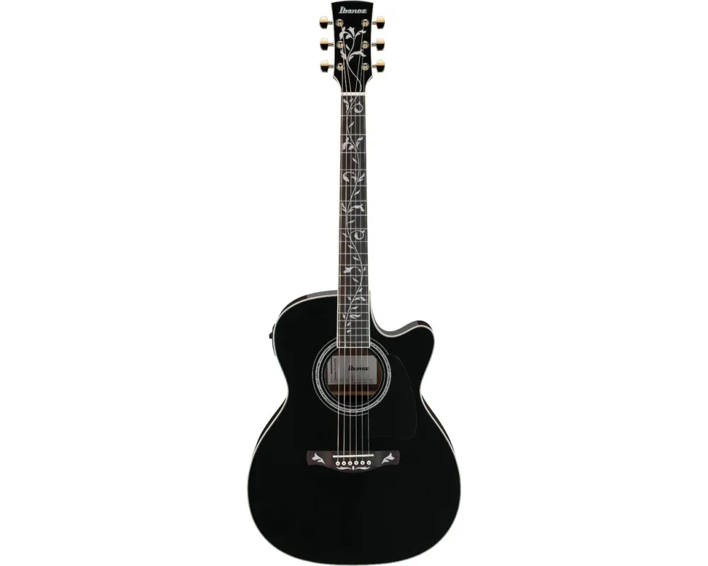 Ibanez AC391RCE BKH Black Top, Natural High Gloss Back and Sides