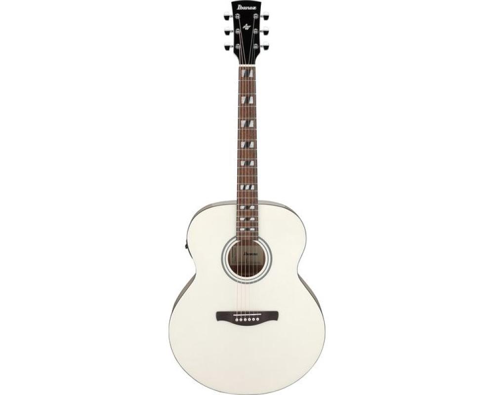 Ibanez AJ70M2E-PW Pearl White, high-gloss