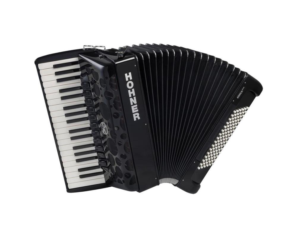 Hohner Amica Forte IV 96 Baixos silent Black