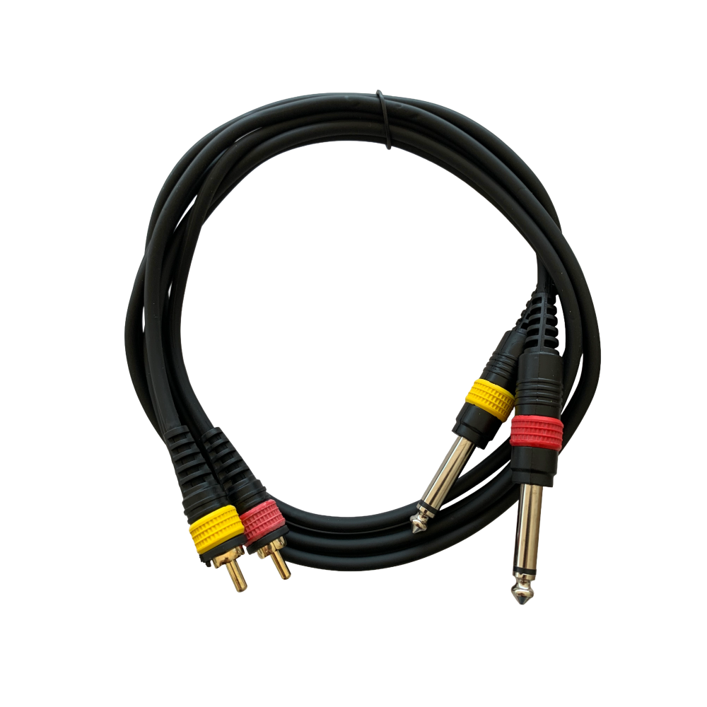 Art System ARTS631 2x RCA Macho - 2x Jack Macho 1.5m