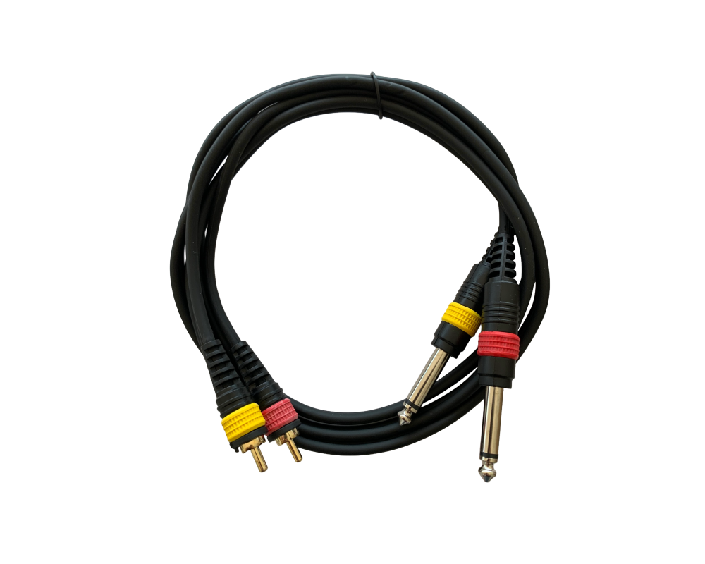 Art System ARTS631 2x RCA Macho - 2x Jack Macho 1.5m