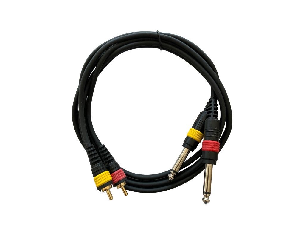 Art System ARTS631 2x RCA Macho - 2x Jack Macho 1.5m