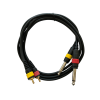Art System ARTS631 2x RCA Macho - 2x Jack Macho 1.5m