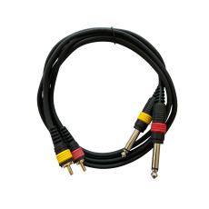 Art System ARTS631 2x RCA Macho - 2x Jack Macho 3m