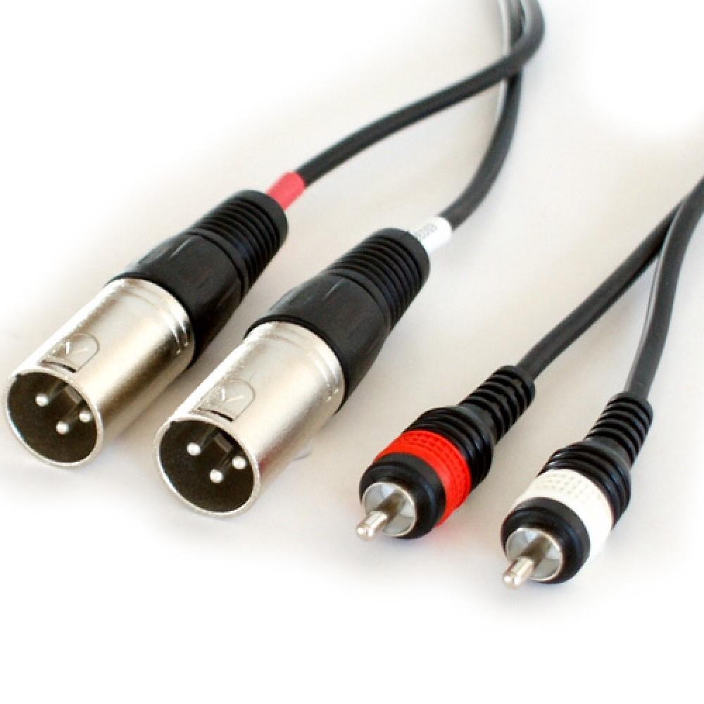 Art System ARTS7013  2 x XLR male - 2 x RCA/ male 3m