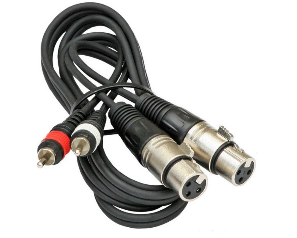 Art System ARTS7053 2x RCA Macho - 2x XLR Femea 3m