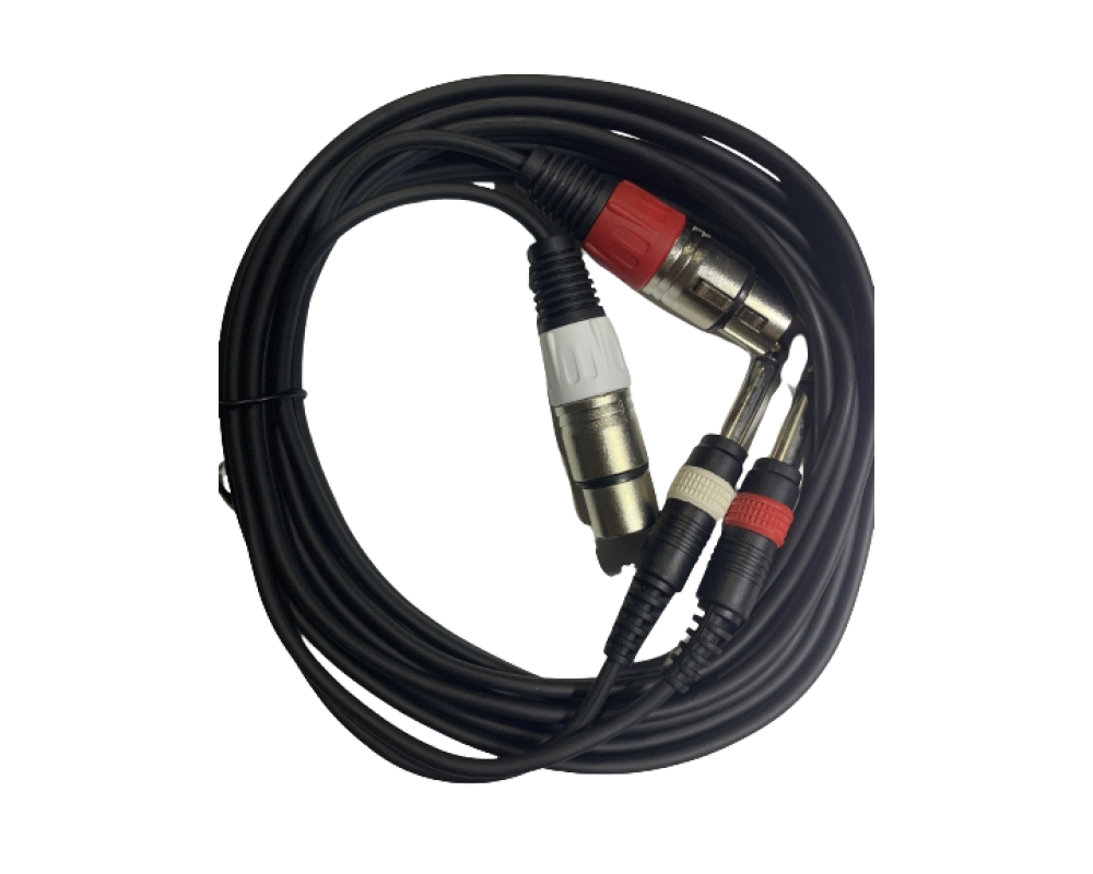 Art System ARTS7073 2x Jack Macho - 2x XLR Fêmea 3m