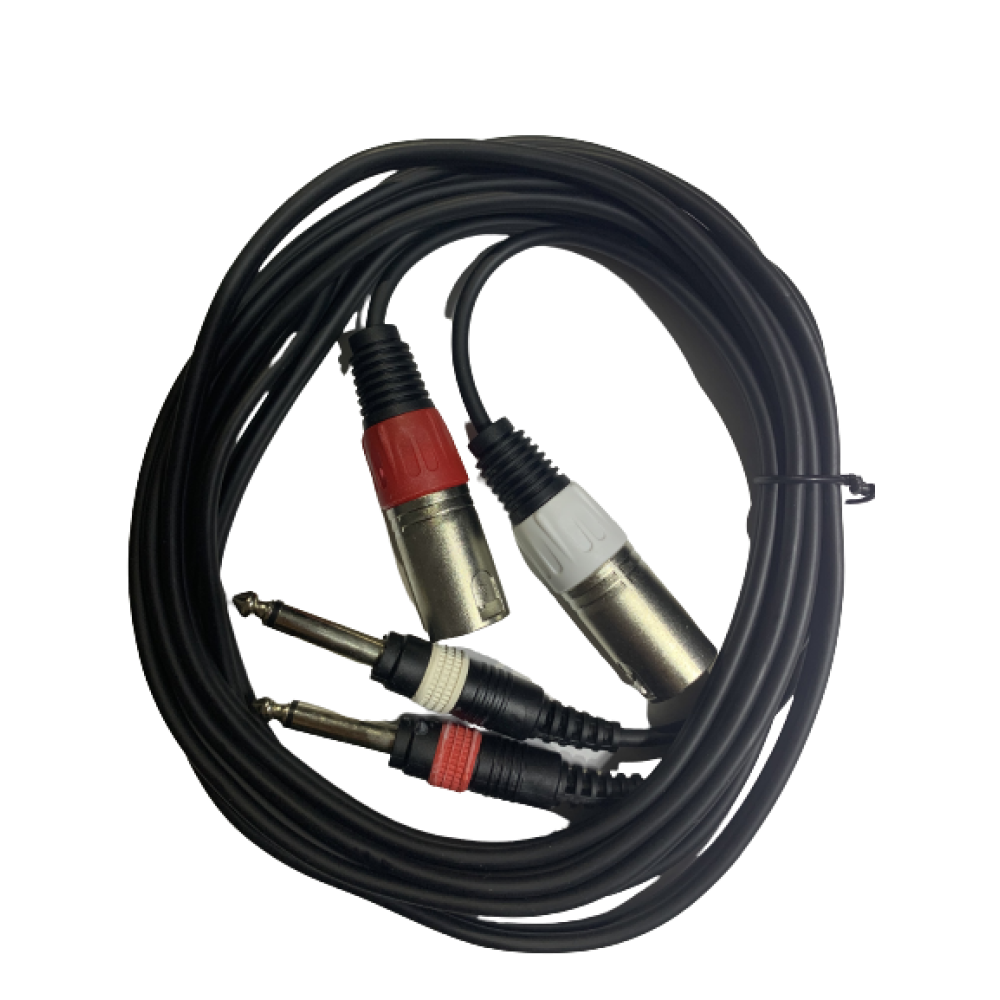 Art System ARTS7083 2x Jack Macho - 2x XLR Macho 3m