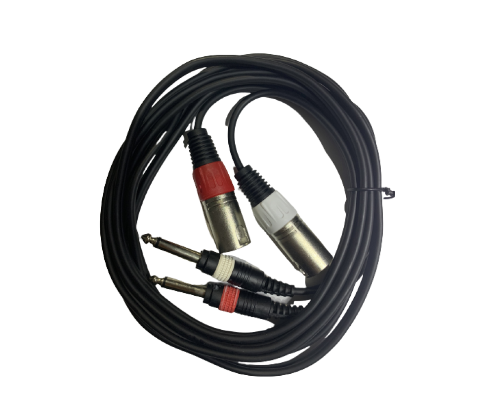 Art System ARTS7083 2x Jack Macho - 2x XLR Macho 3m