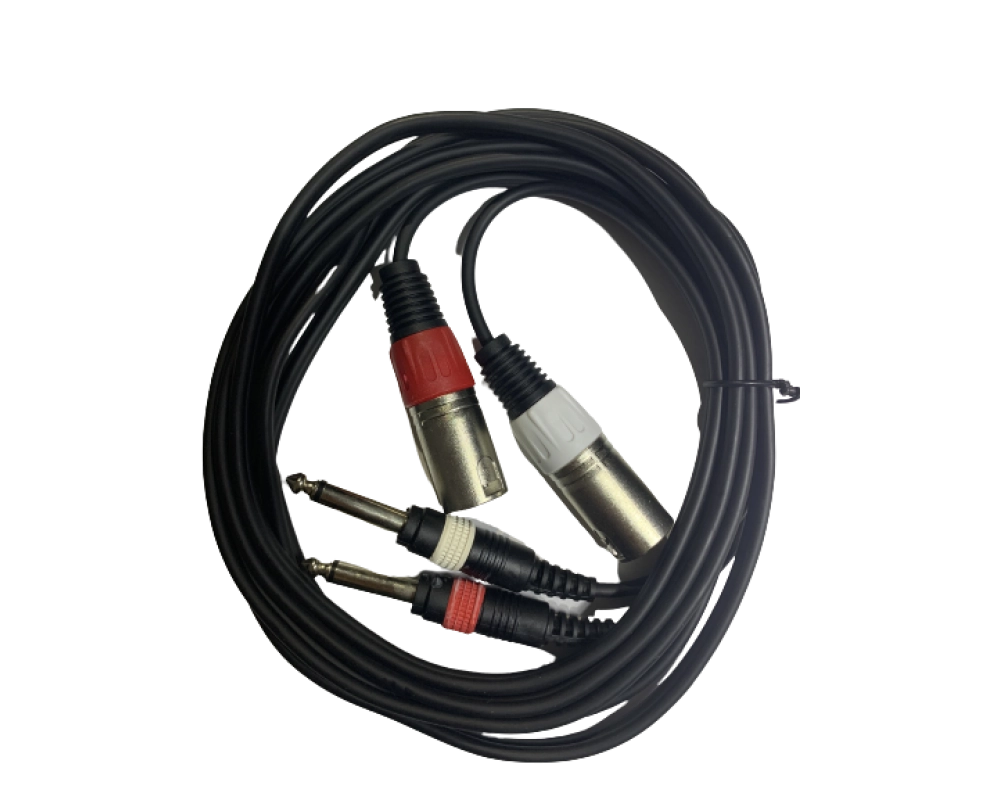 Art System ARTS7083 2x Jack Macho - 2x XLR Macho 3m
