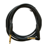Art System Instrument Cable, Angle/Straight 6m Black