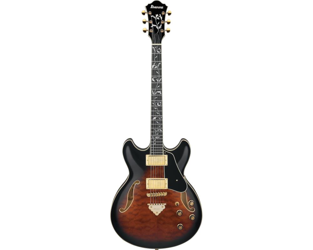 Ibanez AS93QMSP-DBS Dark Brown Sunburst