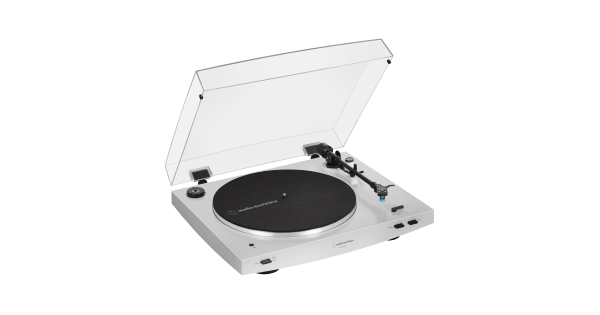 Audio-Technica AT-LP60XBT blanco, tocadiscos Bluetooth y RCA