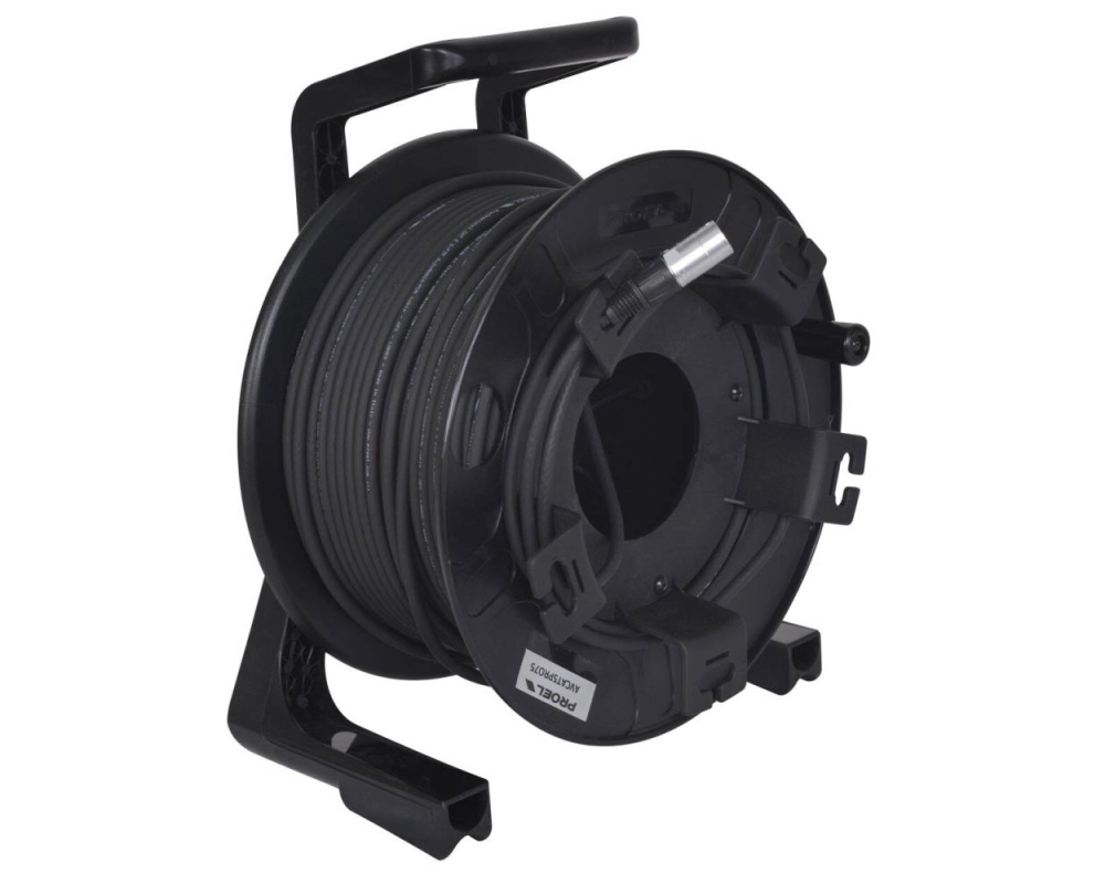 Proel Professional RJ45 Cat5e Plug Cable Drum, 75m