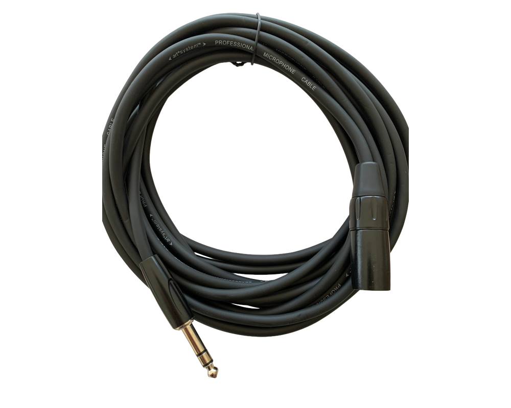 Art System ARTSTRXM3M XLR Macho/Jack stereo balanceado 3m