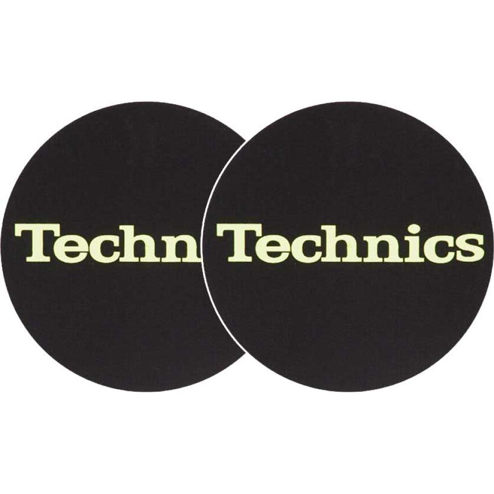 Xaccess Slipmats Technics Logo Glow Yellow