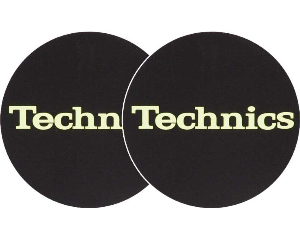 Xaccess Slipmats Technics Logo Glow Yellow