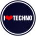 Xaccess Slipmat I Love Techno Logo