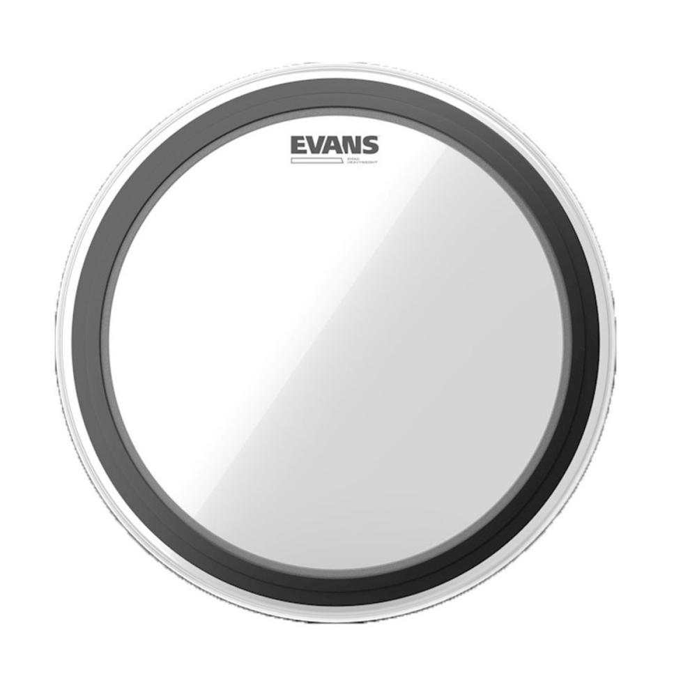 Evans BD20EMADHW  EMAD Heavyweight Clear Bass Drum Head, 20 Inch