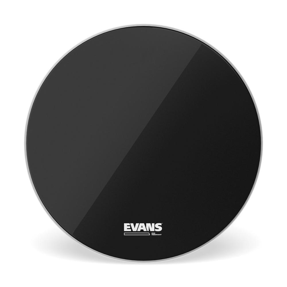 Evans BD20RB-NP  EQ3 Resonant Black Bass Drum Head, No Port, 20 Inch