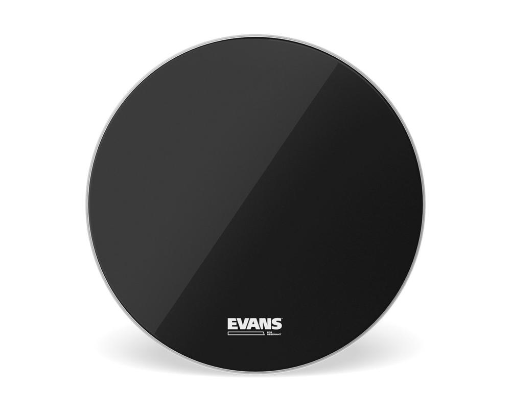 Evans BD20RB-NP  EQ3 Resonant Black Bass Drum Head, No Port, 20 Inch
