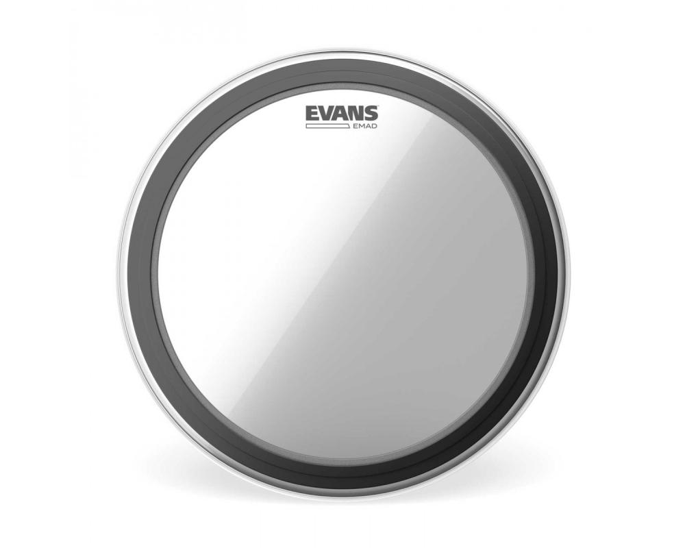 Evans EMAD Clear Bass Drum Head, 22 Inch