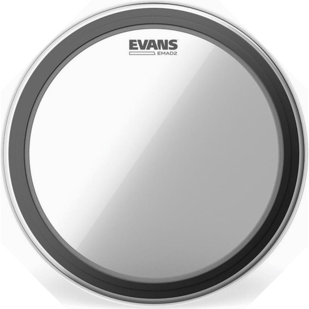 Evans EMAD2 Clear Bass Drum Head, 22 Inch
