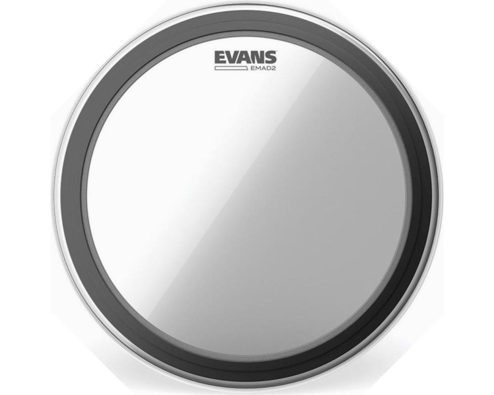 Evans EMAD2 Clear Bass Drum Head, 22 Inch