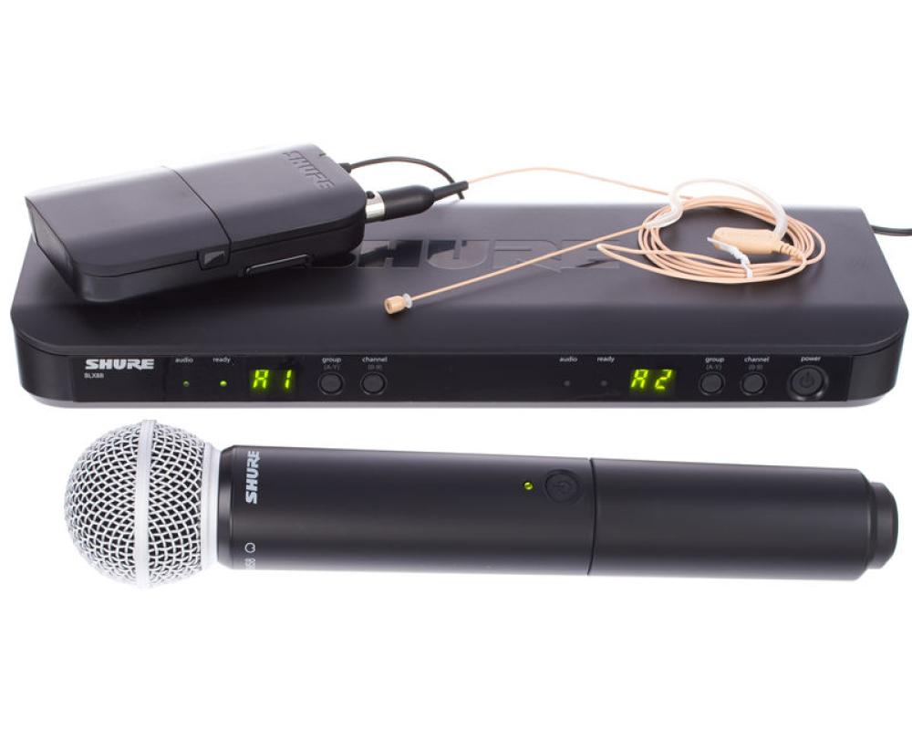 Shure BLX1288/MX53 H8E