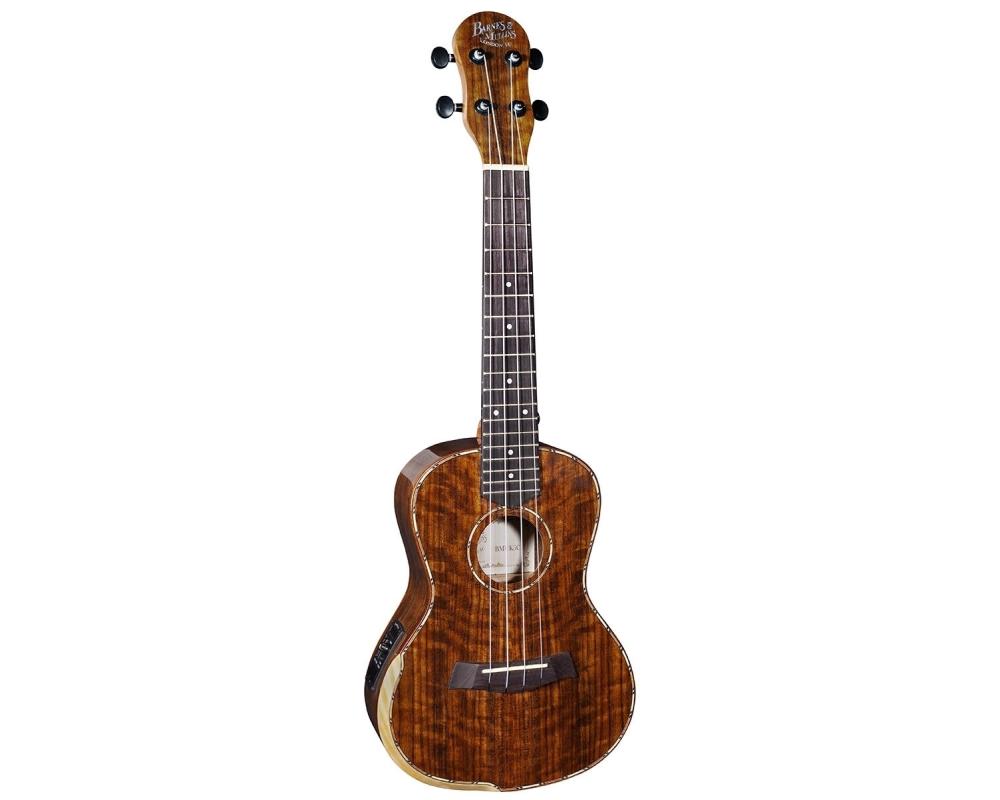 Barnes and Mullins Concert Ukulele Electro - Walnut