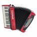 Hohner Bravo III 72 Baixos Red silent key