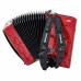 Hohner Bravo III 72 Baixos Red silent key