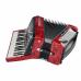 Hohner Bravo III 72 Baixos Red silent key