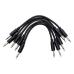 Erica Synths Eurorack Patch Cables 10cm (5 pcs) - Negro