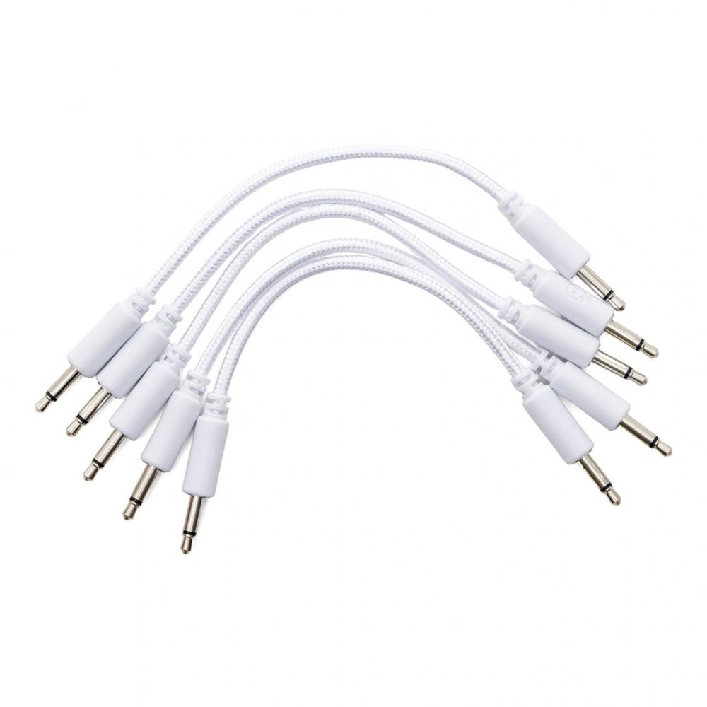 Erica Synths Eurorack Patch Cables 10cm (5 pcs) - White