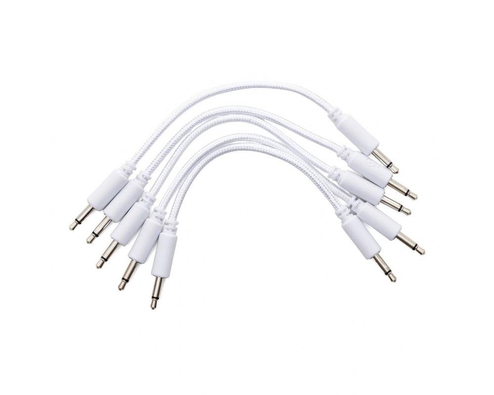 Erica Synths Eurorack Patch Cables 10cm (5 pcs) - White