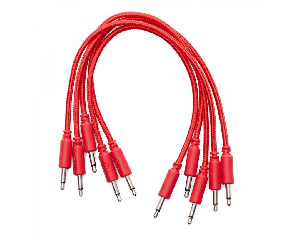 Erica Synths Eurorack Patch Cables 20cm (5 pcs) - Red