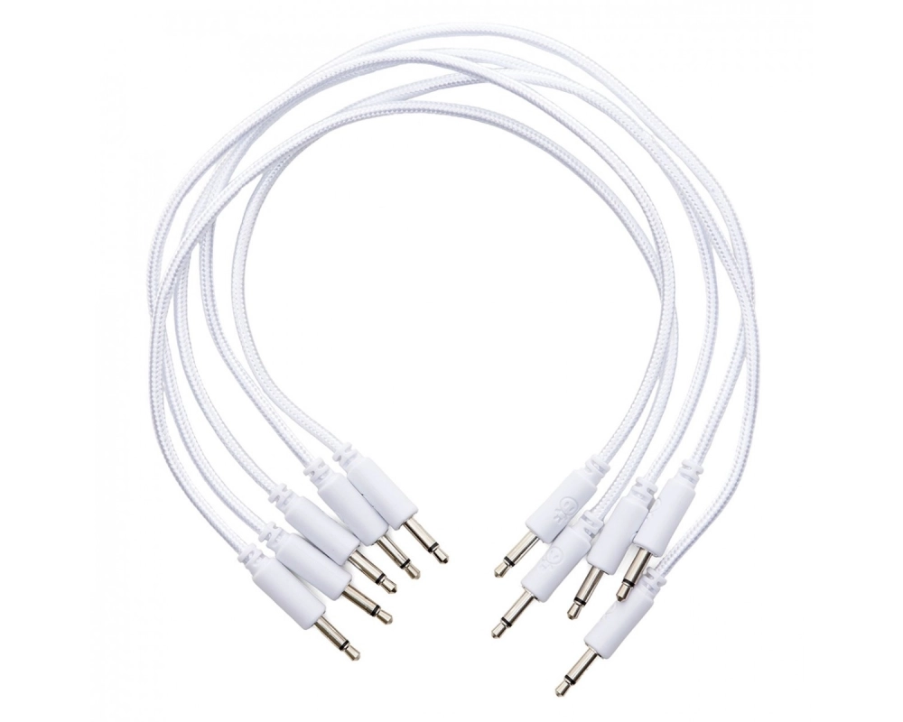 Erica Synths Eurorack Patch Cables 20cm (5 pcs) - White