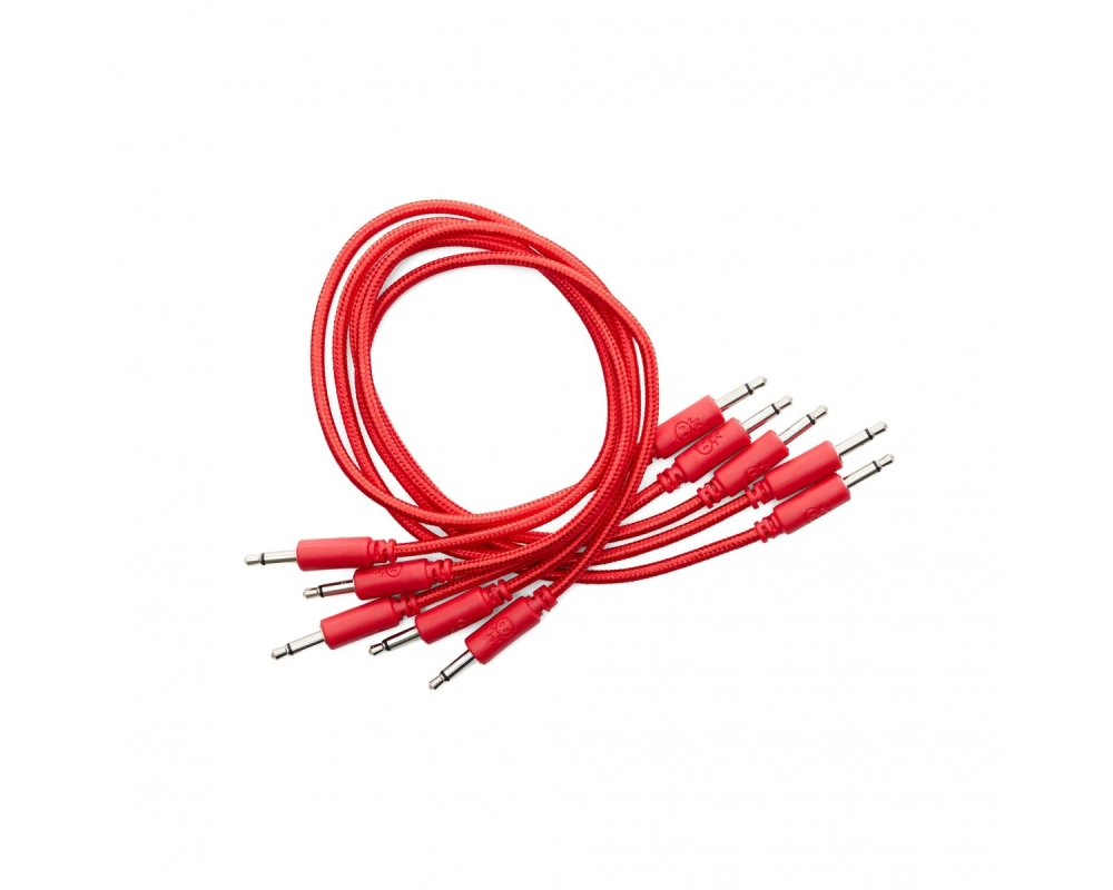 Erica Synths Eurorack Patch Cables 90cm (5 pcs) - Red