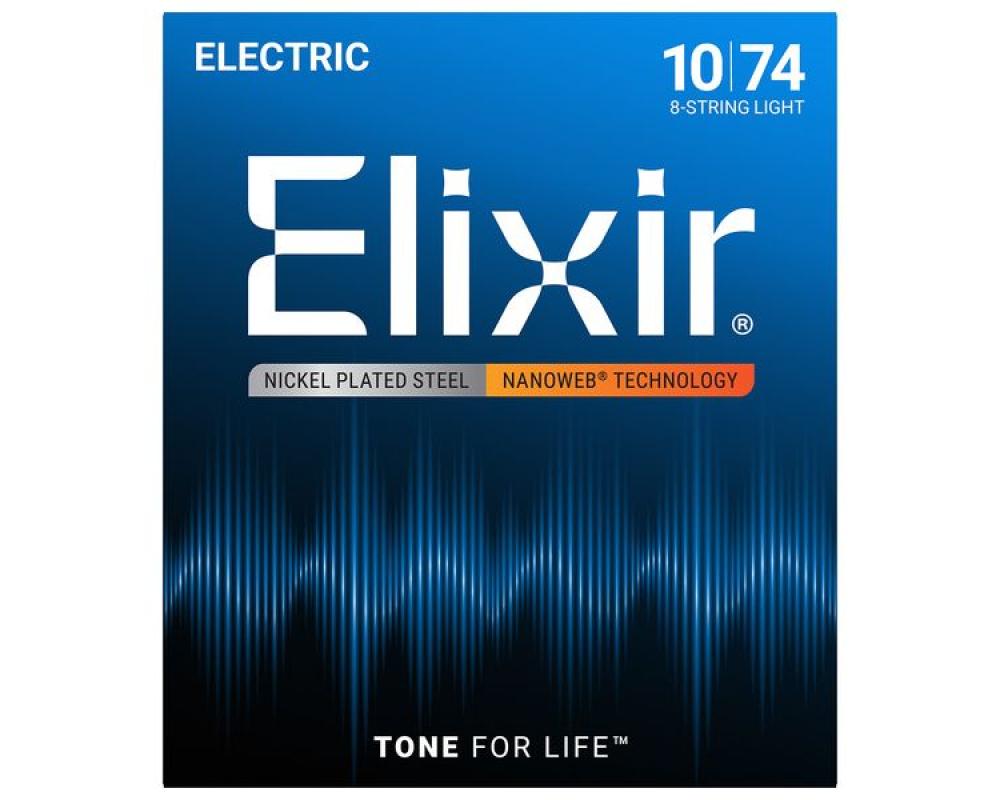 Elixir Nanoweb 12062 8-String Light