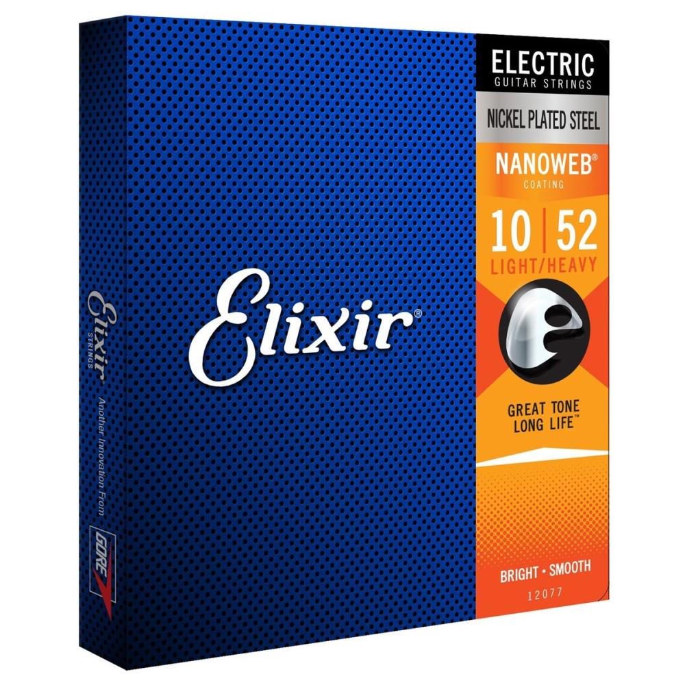 Elixir Nanoweb 12077 Light-Heavy 10-52