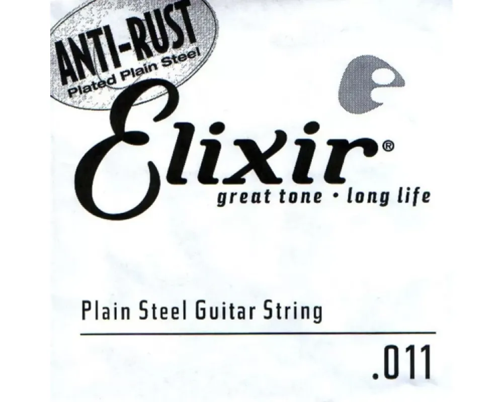 Elixir 13011 Nanoweb Bronze 80/20  .011 Single String Plain Steel