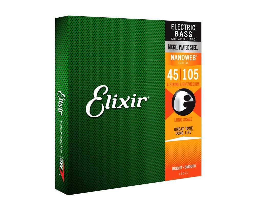Elixir Nanoweb 14077 Long Scale 45-105