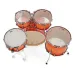 Tama Superstar Classic 5pc Kit 20 Tangerine Lacquer Burst CL50RS-TLB