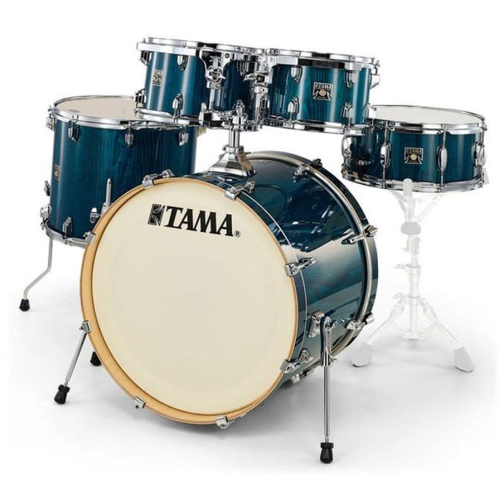 Tama Superstar Classic Shells 5p Kit 22 PGHP Gloss Sapphire Lacebark Pine