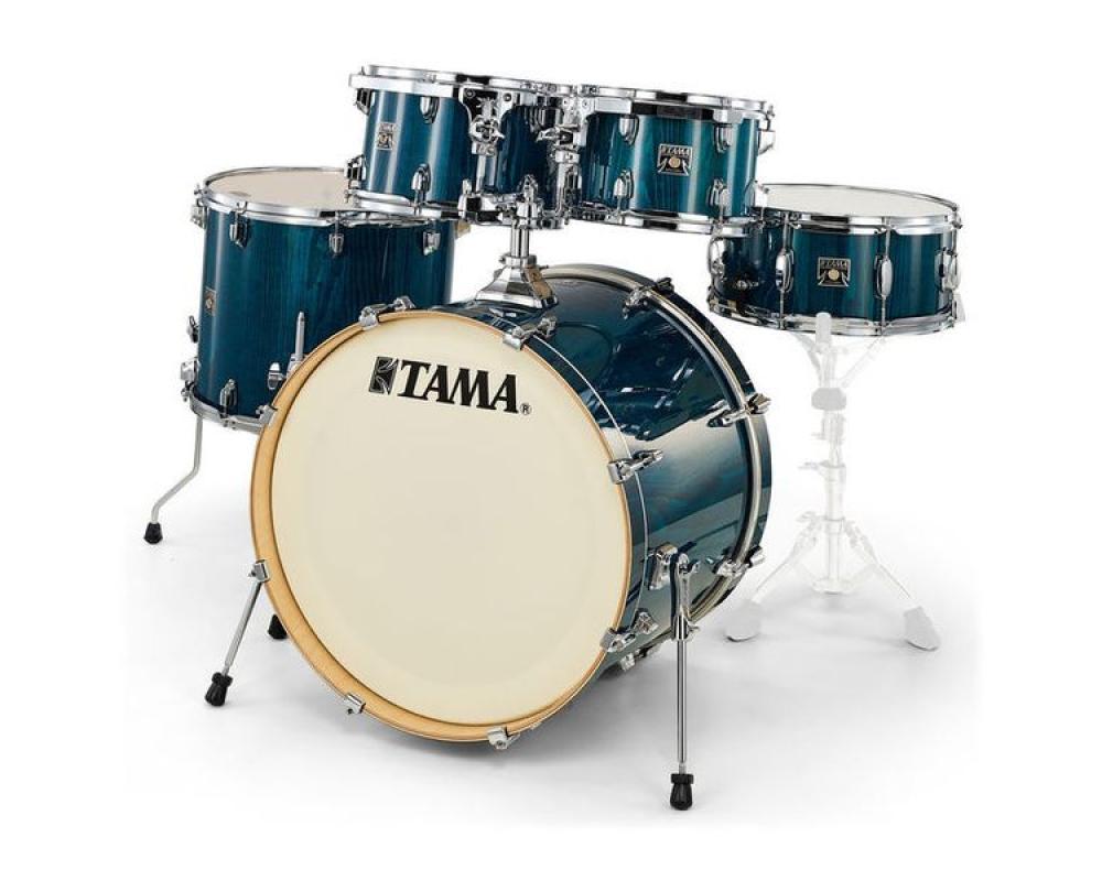 Tama Superstar Classic Shells 5p Kit 22 PGHP Gloss Sapphire Lacebark Pine