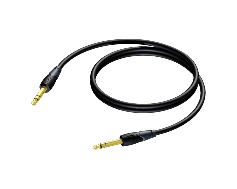Procab CLA610/ 1.5m. - 6.3 mm Jack male stereo - 6.3 mm Jack male stereo