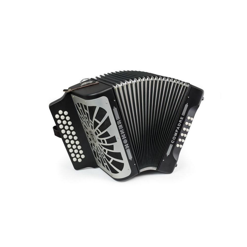 Hohner Concertina Compadre GCF Black (Sol Dó Fá)