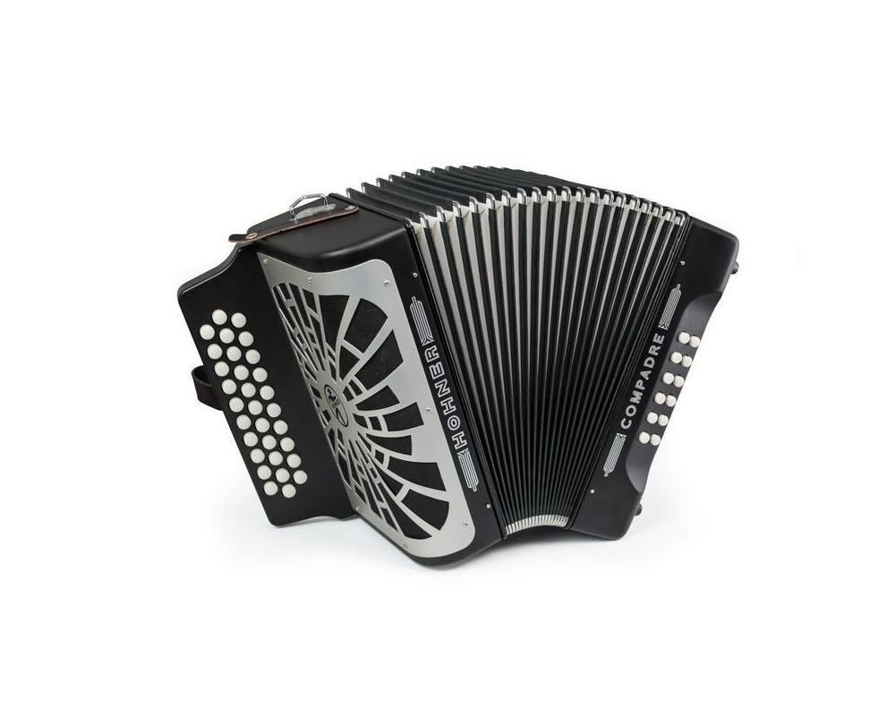 Hohner Concertina Compadre GCF Black (Sol Dó Fá)