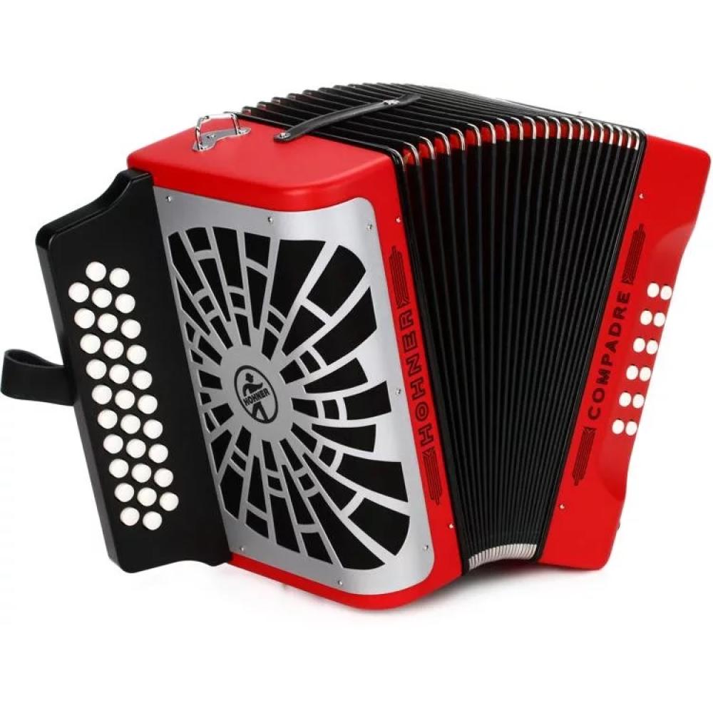 Hohner Concertina Compadre GCF Red (Sol Dó Fá)